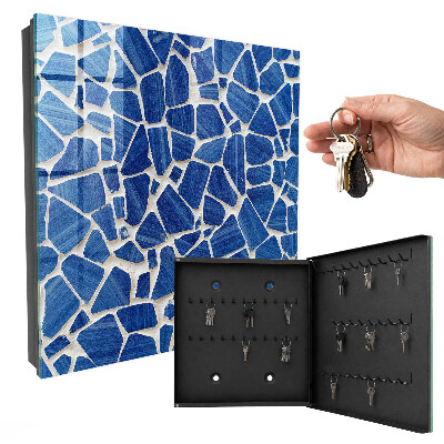 Key box Blue mosaic
