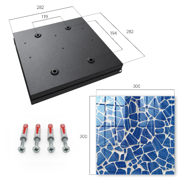 Key box Blue mosaic
