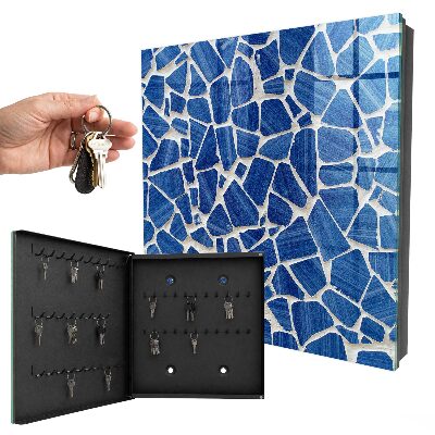 Key box Blue mosaic