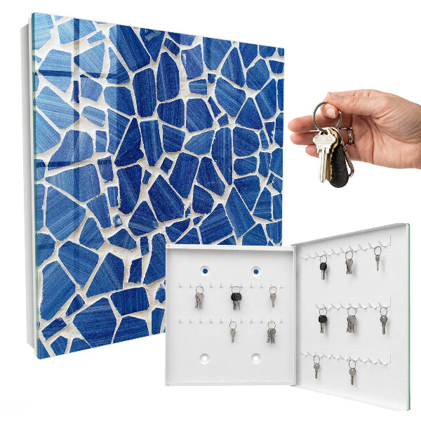 Key box Blue mosaic
