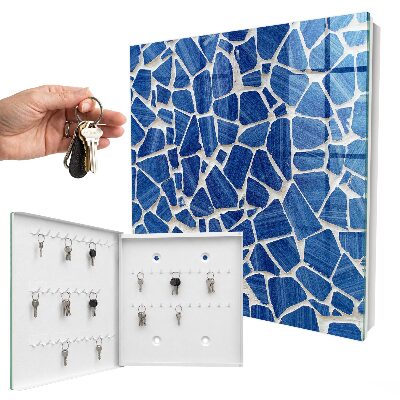 Key box Blue mosaic