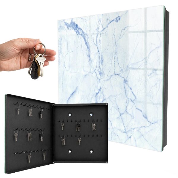 Key storage box Marble pattern