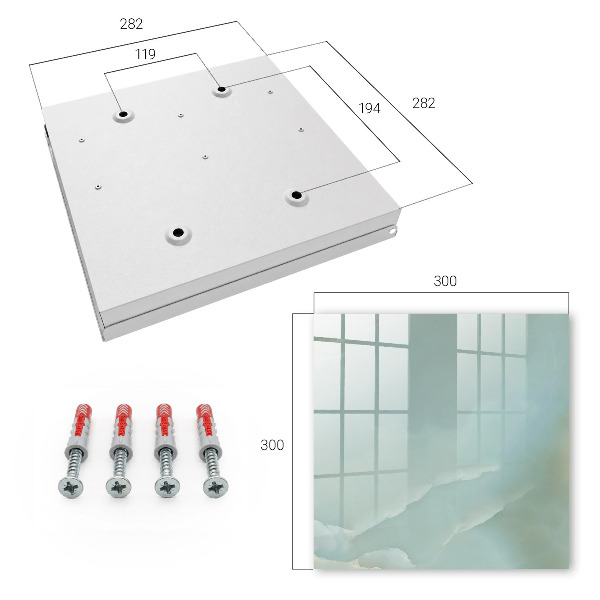 Key cabinet for wall Pastel harmony