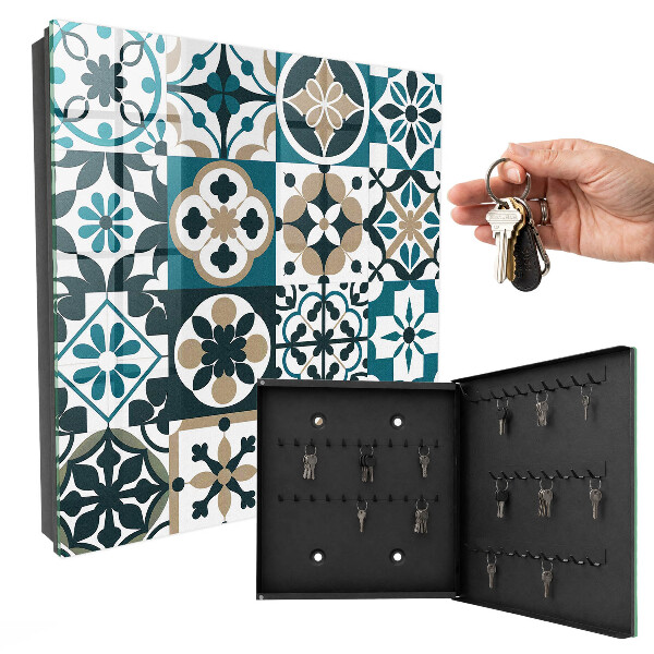Key box Moroccan tiles