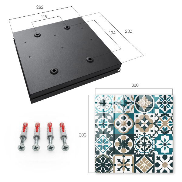 Key box Moroccan tiles