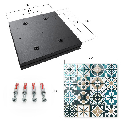Key box Moroccan tiles