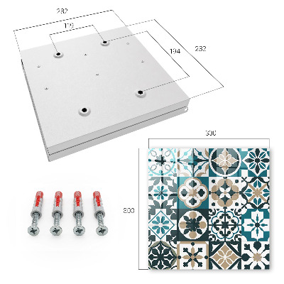 Key box Moroccan tiles