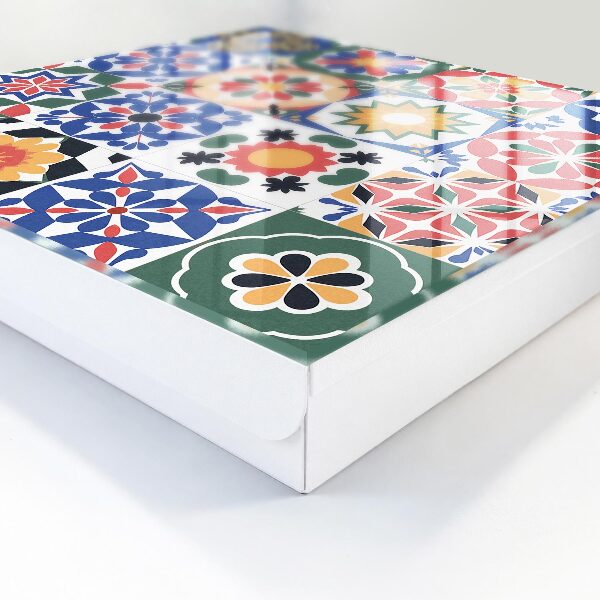 Key cabinet for wall Flower mosaic