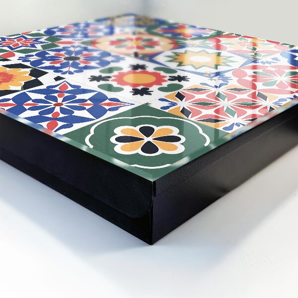 Key cabinet for wall Flower mosaic