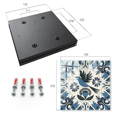 Key storage box Blue bird