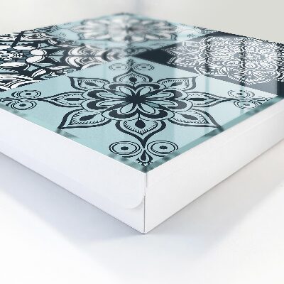 Key cabinet for wall Geometric patterns