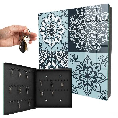 Key cabinet for wall Geometric patterns