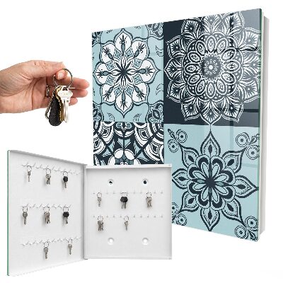 Key cabinet for wall Geometric patterns