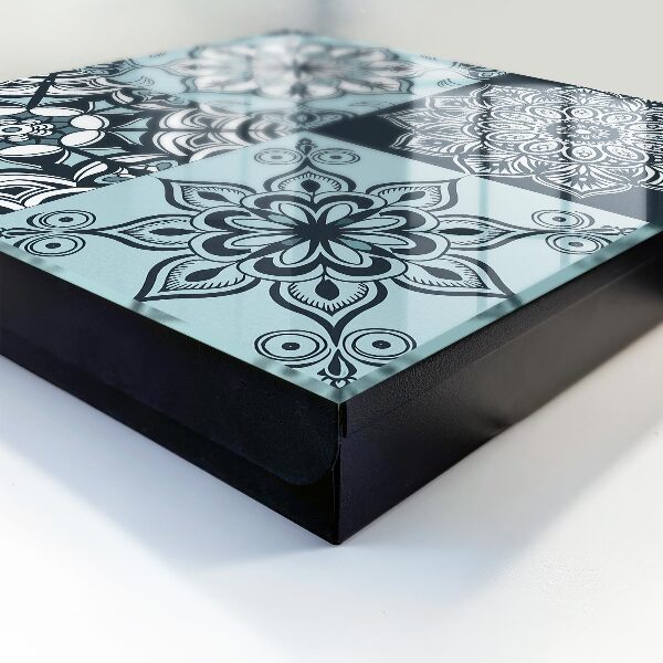 Key cabinet for wall Geometric patterns