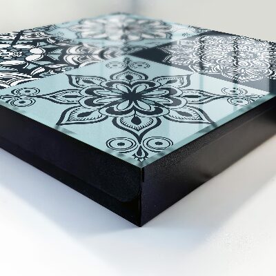 Key cabinet for wall Geometric patterns