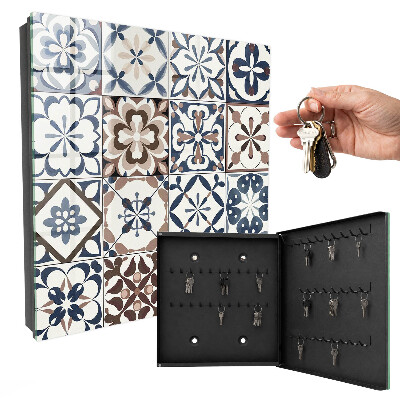 Key box Arabesque mosaic