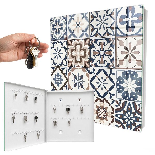 Key box Arabesque mosaic