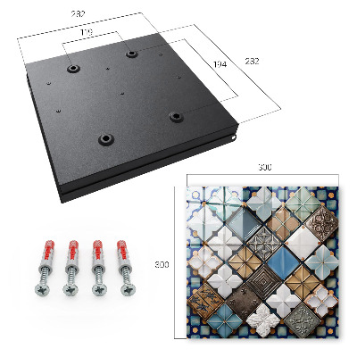 Key storage box Tile patterns
