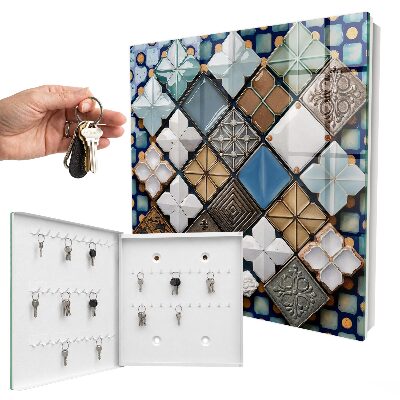 Key storage box Tile patterns