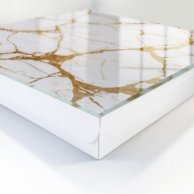 Key cabinet for wall Marble pattern
