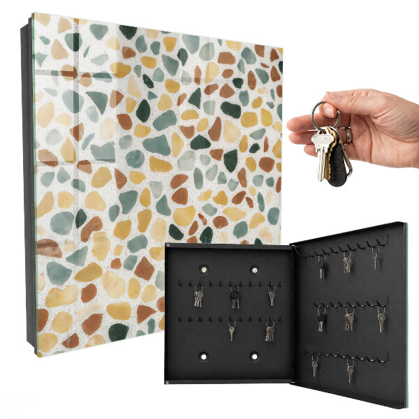 Key box Pebble mosaic