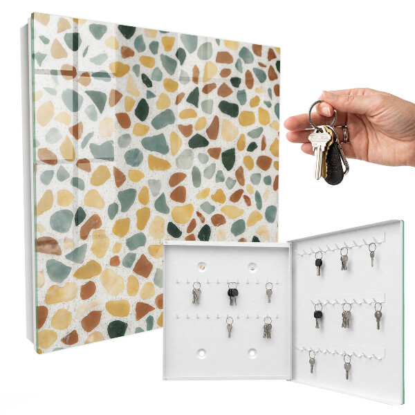 Key box Pebble mosaic