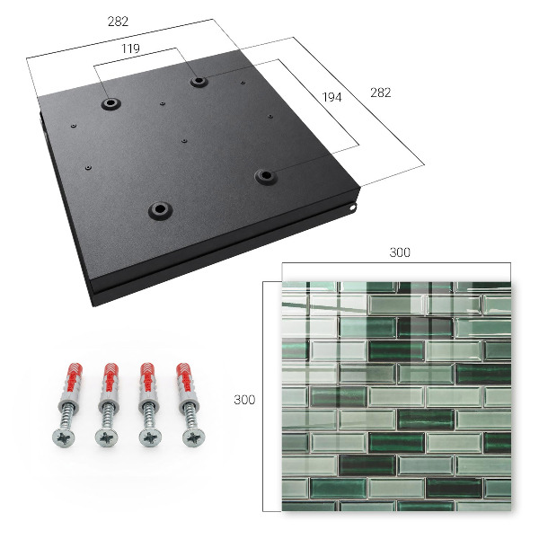 Key storage box Green wall