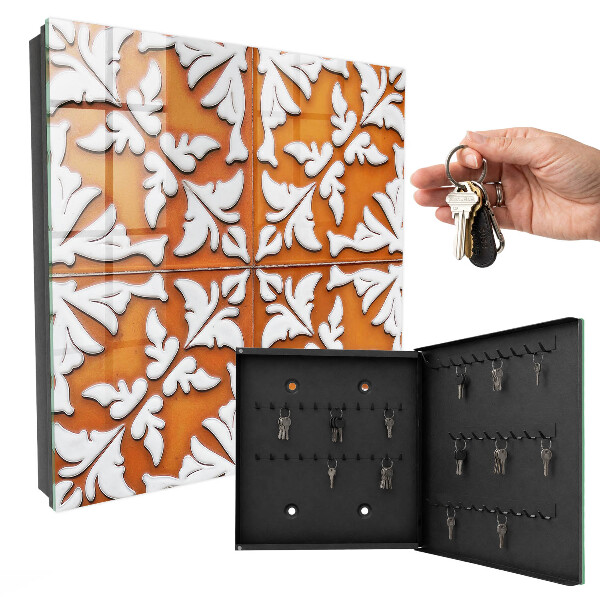 Key box Plant motif