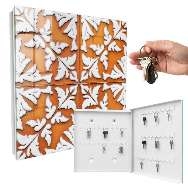 Key box Plant motif