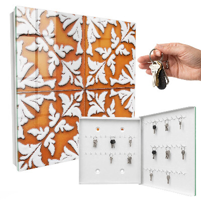 Key box Plant motif