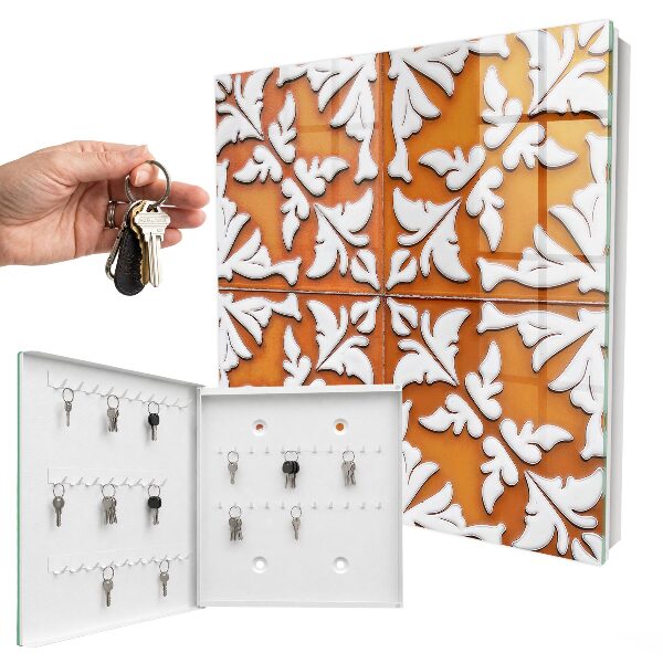 Key box Plant motif