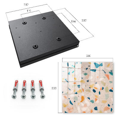 Key storage box Creative mosaic