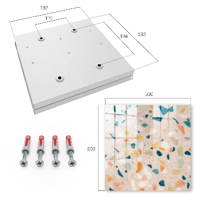 Key storage box Creative mosaic