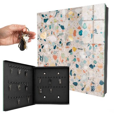 Key cabinet for wall Mosaic of colors