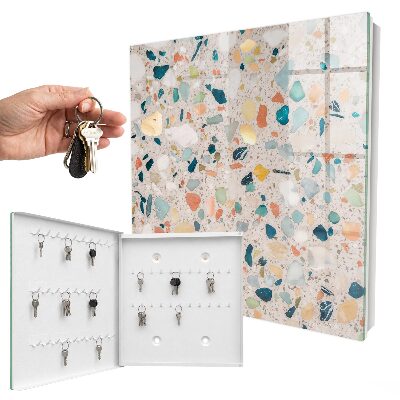 Key cabinet for wall Mosaic of colors