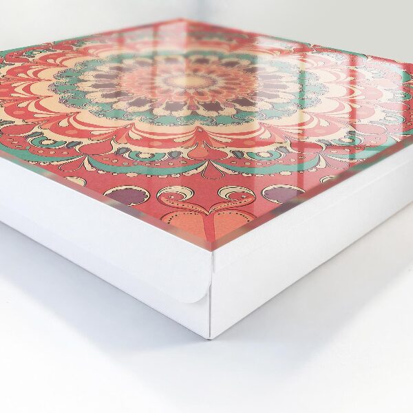 Key storage box Colorful mandala