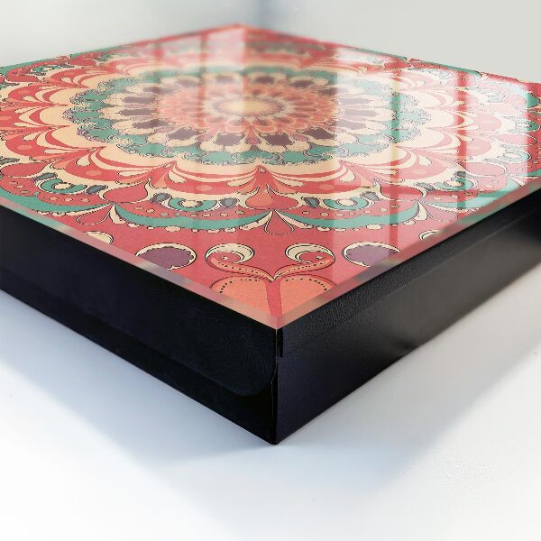Key storage box Colorful mandala