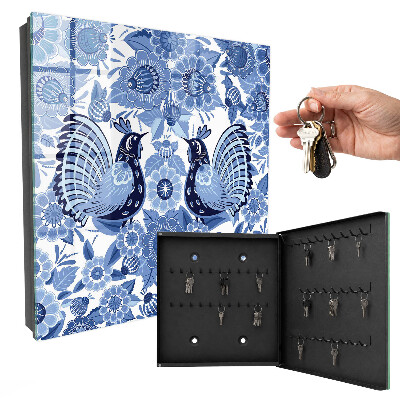 Key box Folk birds