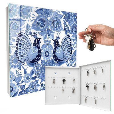 Key box Folk birds
