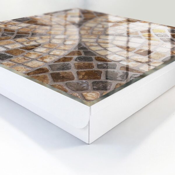 Key cabinet for wall Stylish mosaic
