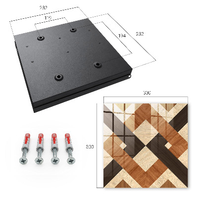 Key cabinet for wall Modern geometry