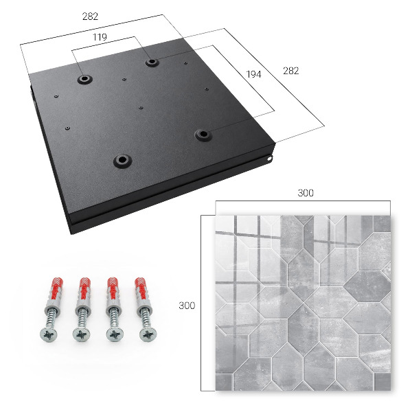 Key box Gray geometry