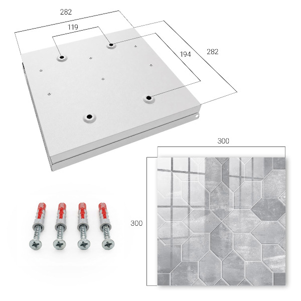 Key box Gray geometry