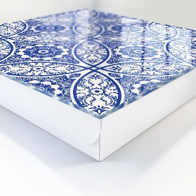 Key storage box Blue mosaic