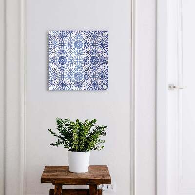 Key storage box Blue mosaic