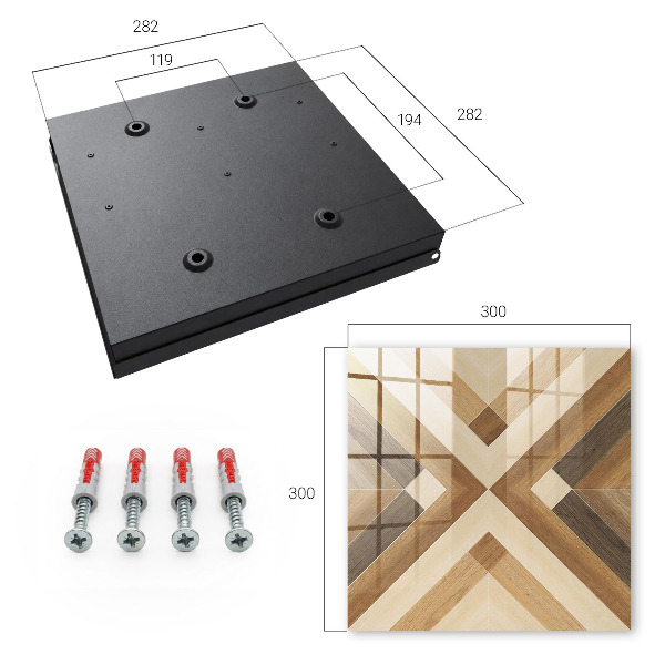 Key cabinet for wall Wooden elegance