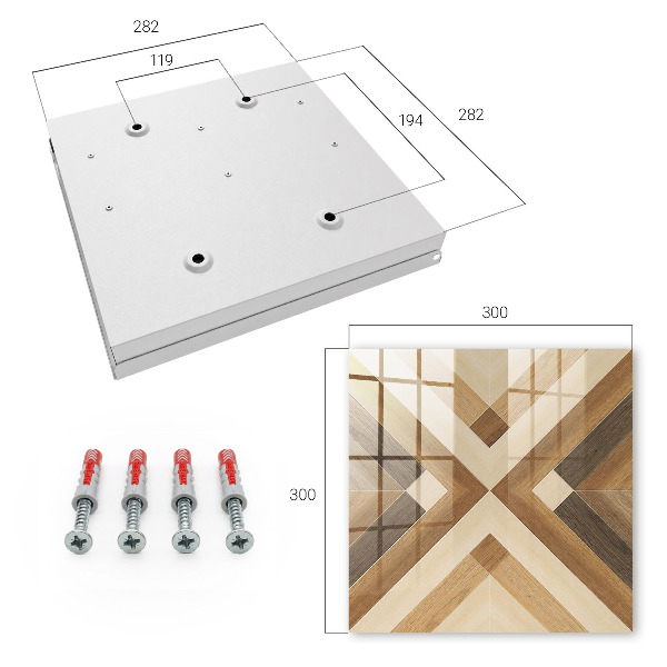 Key cabinet for wall Wooden elegance