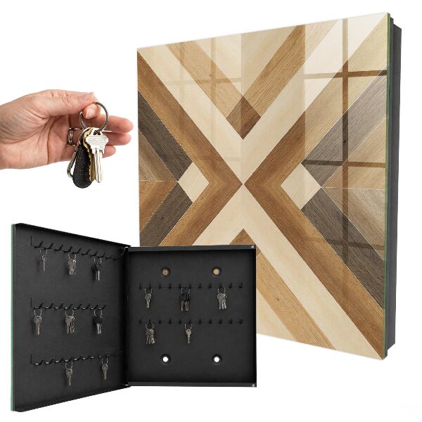 Key cabinet for wall Wooden elegance