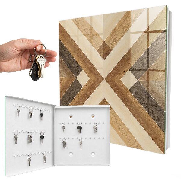 Key cabinet for wall Wooden elegance