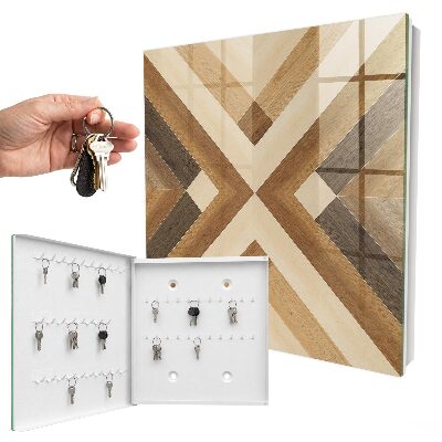 Key cabinet for wall Wooden elegance